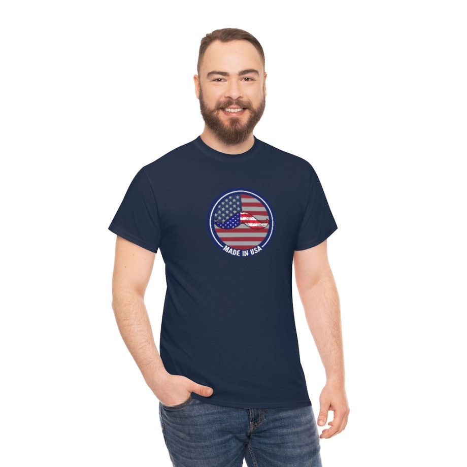 Born In The USA Mustache T-Shirt